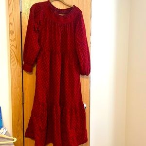 Universal thread red dress.